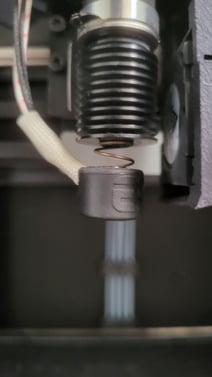 heater block installed