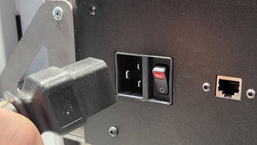 Turn off and unplug (Omega)