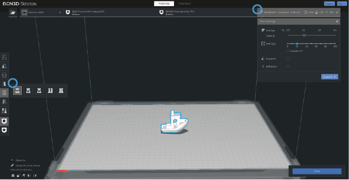 Open Filament Network - Load a material profile
