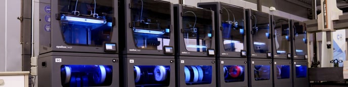 3d printing farm of epsilons and smart cabinets from bcn3d