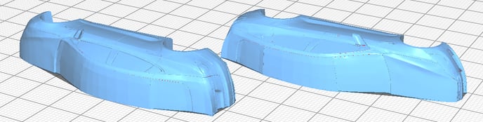 splitting the model into several parts