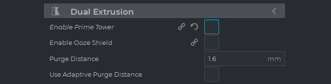 disable purge tower to reduce the printing time