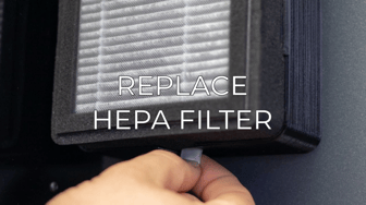 replace hepa filter eng