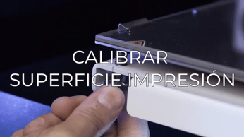 calibrate printing surface ES