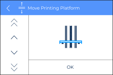 Move printing platform