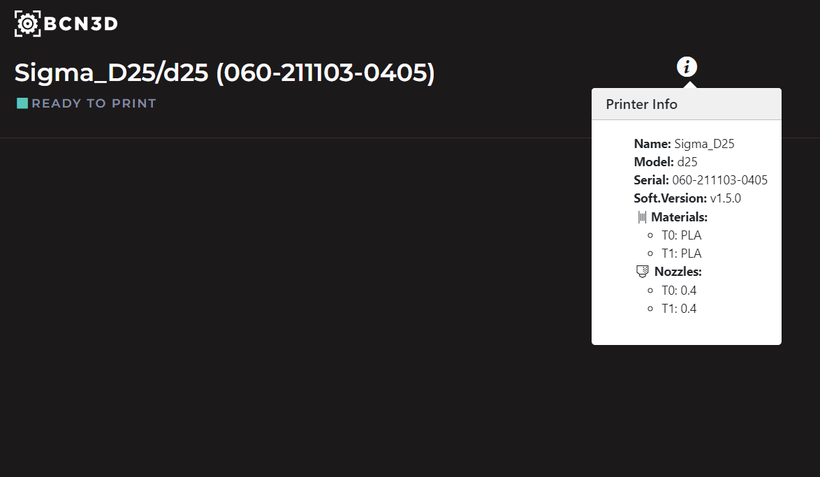 local-network-printer-information